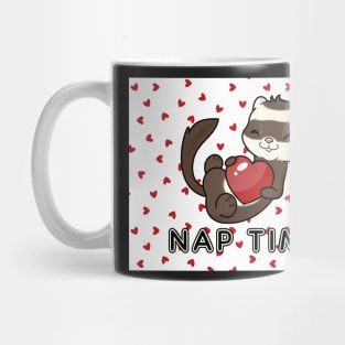 Nap Time Ferret Mug